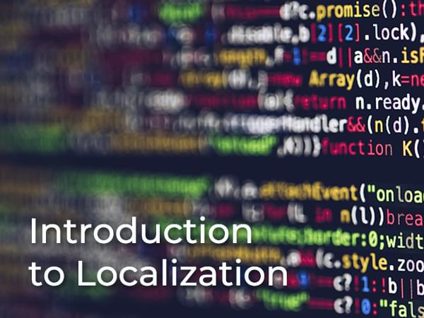 Introduction to Localization